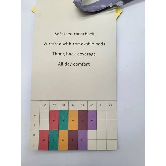 True & Co SZ Small V Neck Soft Lace Racerback Bodysuit Thong Wire Free - Picture 3 of 7